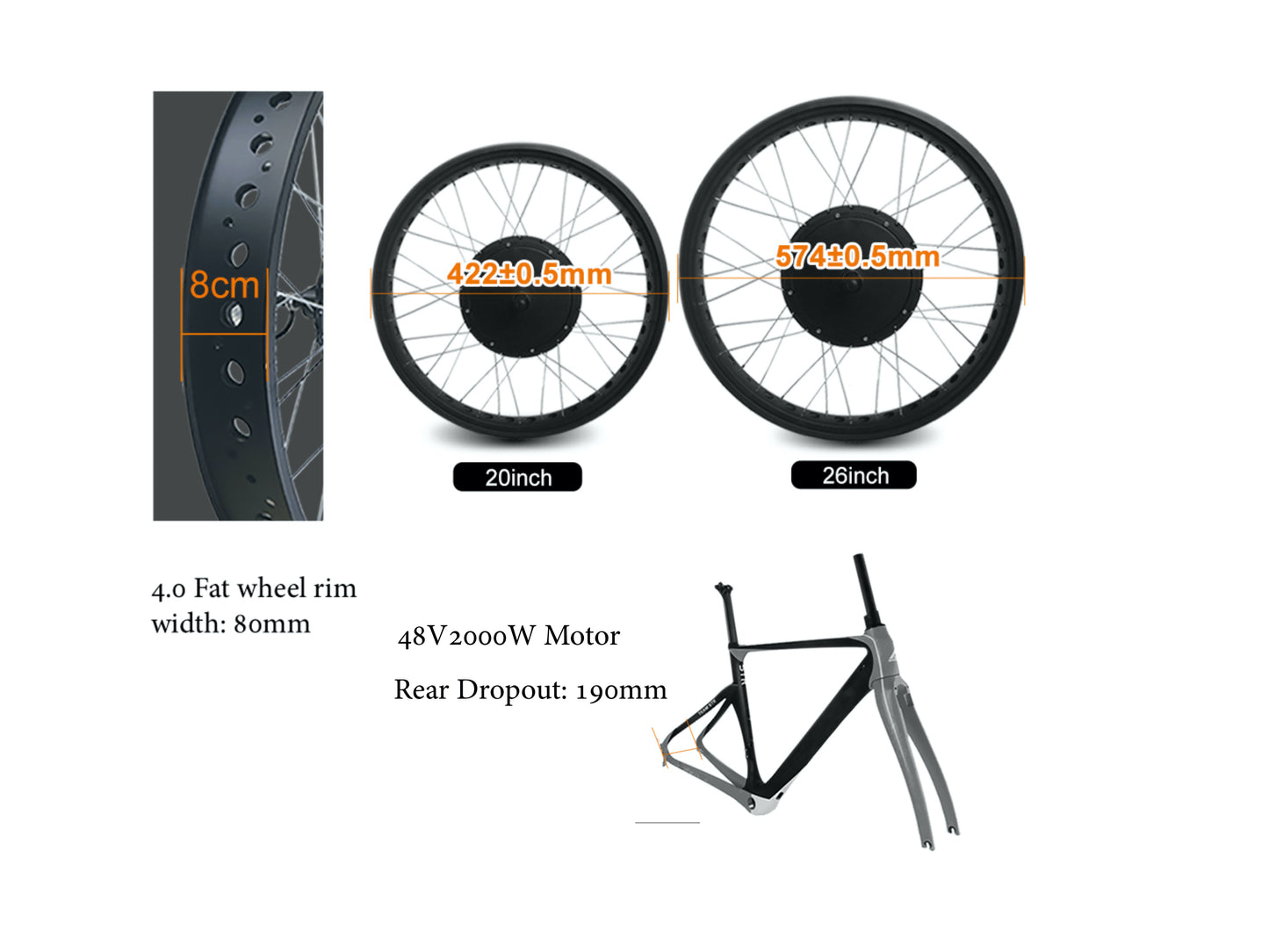 2000w ebike motor