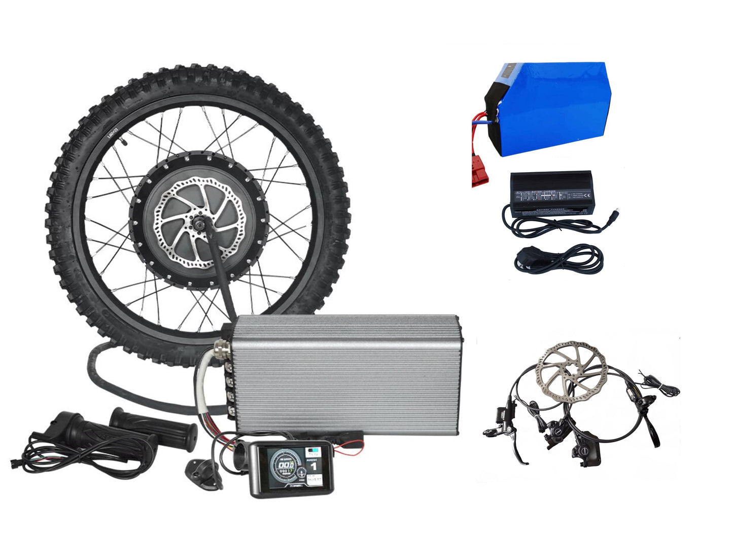15000w stealth bomber ebike kit with battery