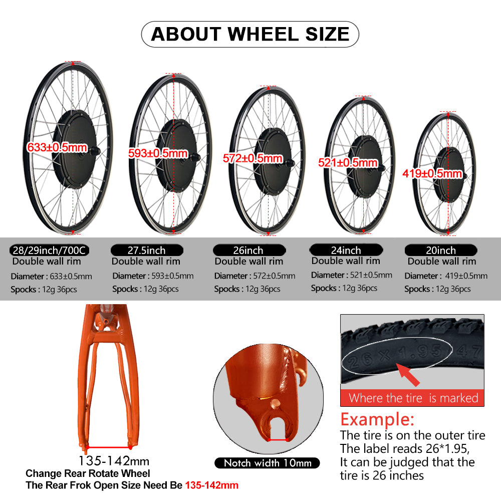 1500w rear hub motor dropout