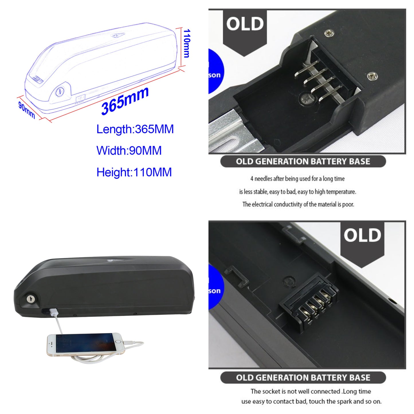 Hailong Battery Size