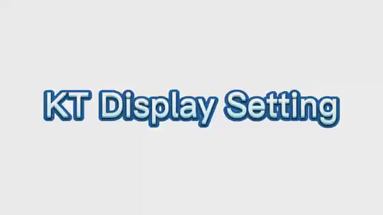 KT LCD3 Display Setting