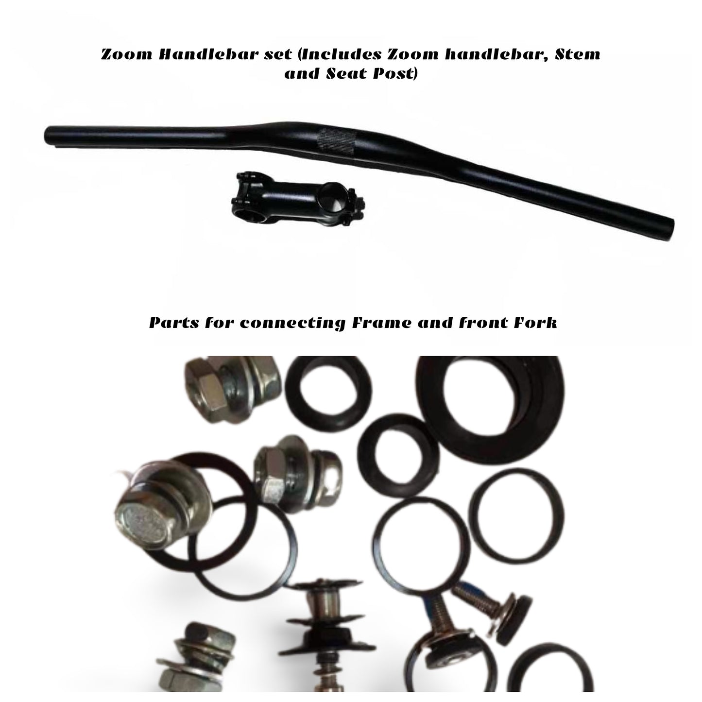 bomber bike handle bar and parts